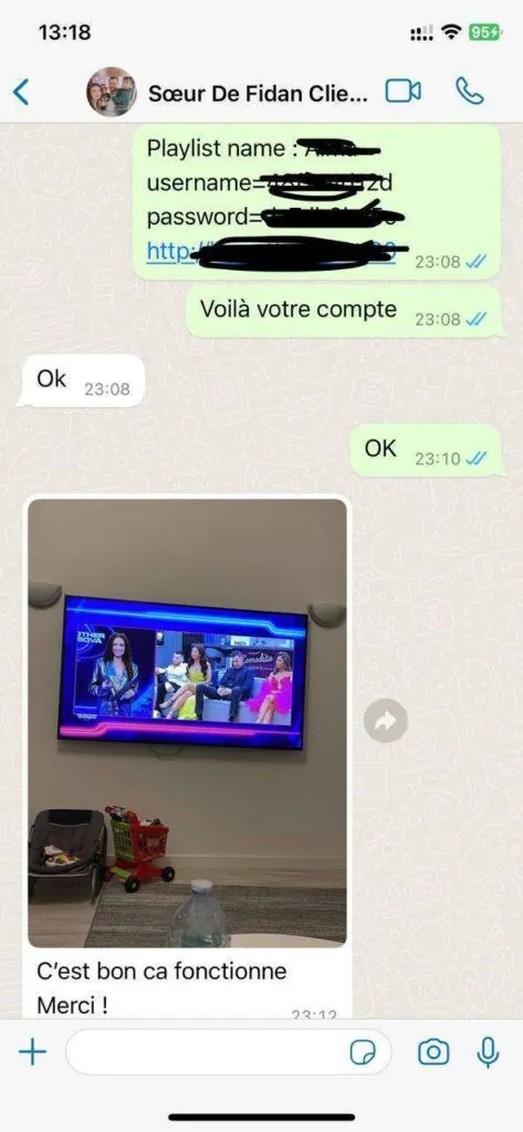 Real WhatsApp customer support conversation screenshot 6